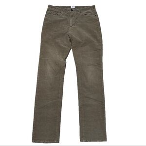 Faherty Pants Mens 32x32 Brown Khaki Corduroy 5 Pocket Straight Casual Preppy